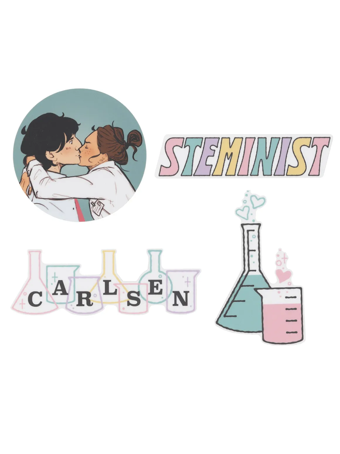 Ali Hazelwood: The Love Hypothesis Stickers - Set of 4