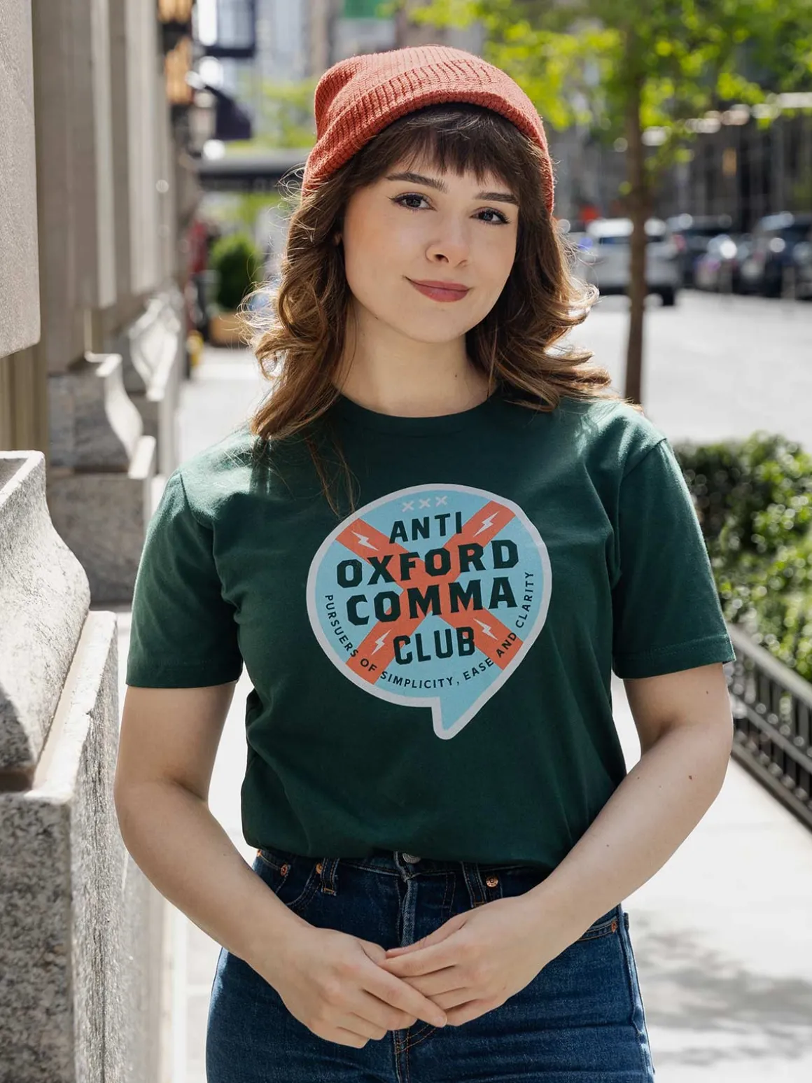Anti Oxford Comma Club Unisex T-Shirt