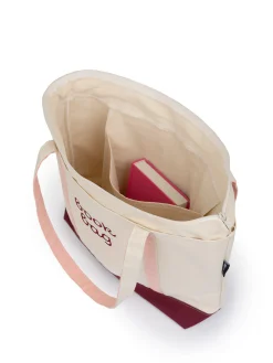 Book Bag large zippered tote