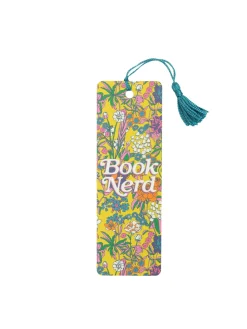 Book Nerd Floral bookmark