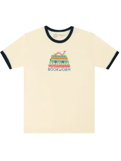 Bookworm Unisex Ringer T-Shirt