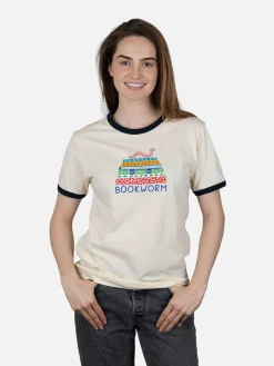 Bookworm Unisex Ringer T-Shirt