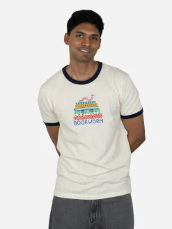 Bookworm Unisex Ringer T-Shirt