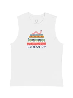 Bookworm Unisex Tank Top (Print Shop)