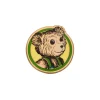 Corduroy enamel pin