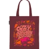 Cozy Reading Season tote bag