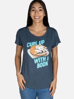 Curl Up with a Book Women’s Relaxed Fit T-Shirt