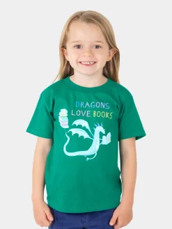 Dragons Love Books Kids' T-Shirt
