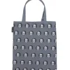Edgar Allan Poe-ka Dots tote bag