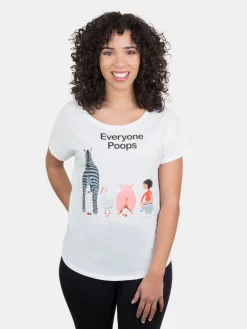 Everyone Poops Women’s Relaxed Fit T-Shirt