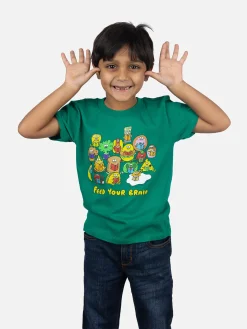 Feed Your Brain Kids' T-Shirt
