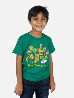 Feed Your Brain Kids' T-Shirt
