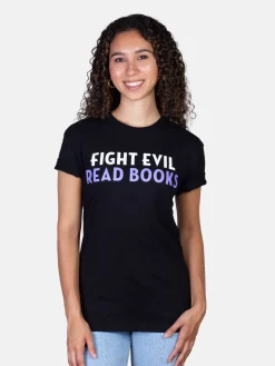 Fight Evil, Read Books Unisex T-Shirt
