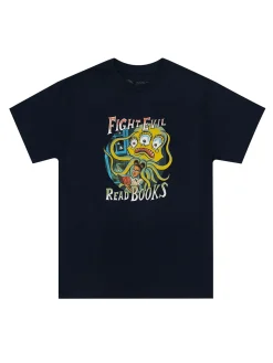 Fight Evil, Read Books Unisex T-Shirt (2024)