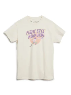 Fight Evil, Read Books Unisex T-Shirt (2025)