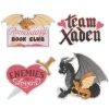 Fourth Wing: Romantasy Book Club Stickers - Set of 4