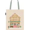 Gingerbread Bookshop tote bag