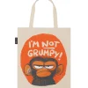Grumpy Monkey tote bag