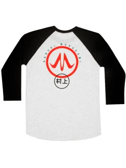 Haruki Murakami Logo Unisex 3/4-Sleeve Raglan
