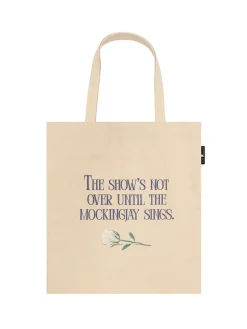 Hunger Games: The Show's Not Over tote bag