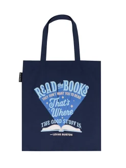 LeVar Burton: Read the Books They Don't Want You to Read tote bag