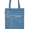 Library Card: Blue tote bag