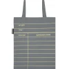 Library Card: Gray tote bag