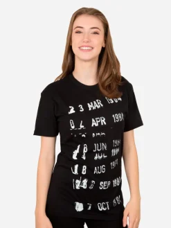 Library Stamp (Black) Unisex T-Shirt