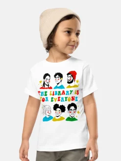 Mychal Threets: The Library is for Everyone Kids' T-Shirt (Print Shop)