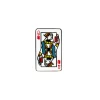 Queen of Books enamel pin