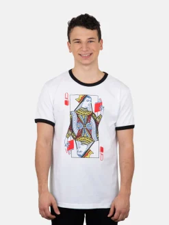 Queen of Books Unisex Ringer T-Shirt