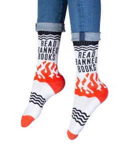 Read Banned Books gym socks