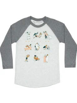 Read Like a Girl Unisex 3/4-Sleeve Raglan