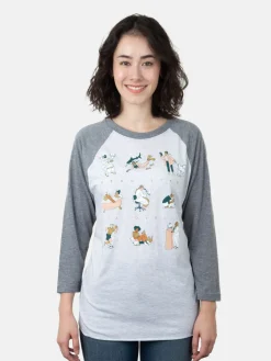 Read Like a Girl Unisex 3/4-Sleeve Raglan