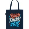 Read Think Vote tote bag