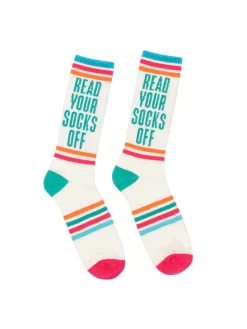 Read Your Socks Off gym socks