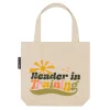 Reader in Training mini tote bag
