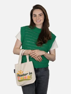 Reader in Training mini tote bag