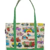 Richard Scarry: Cars and Trucks and Things That Go large zippered tote
