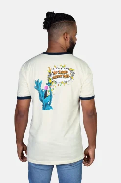 Sesame Street - The Monster at the End of This Book Unisex Ringer T-Shirt