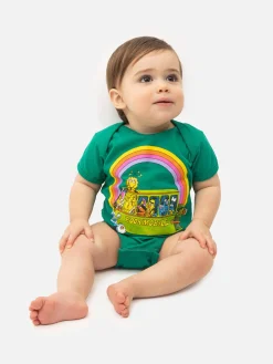 Sesame Street Bookmobile baby bodysuit