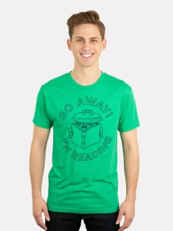 Sesame Street Oscar the Grouch - Go Away I'm Reading Unisex T-Shirt