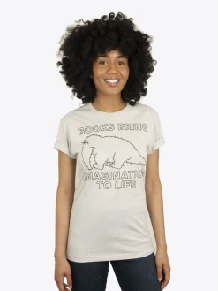 Sesame Street Snuffy - Books Bring Imagination to Life Unisex T-Shirt