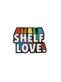 Shelf Love enamel pin