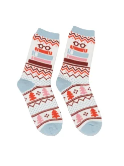TBR - To Be Read Book Stack cozy socks
