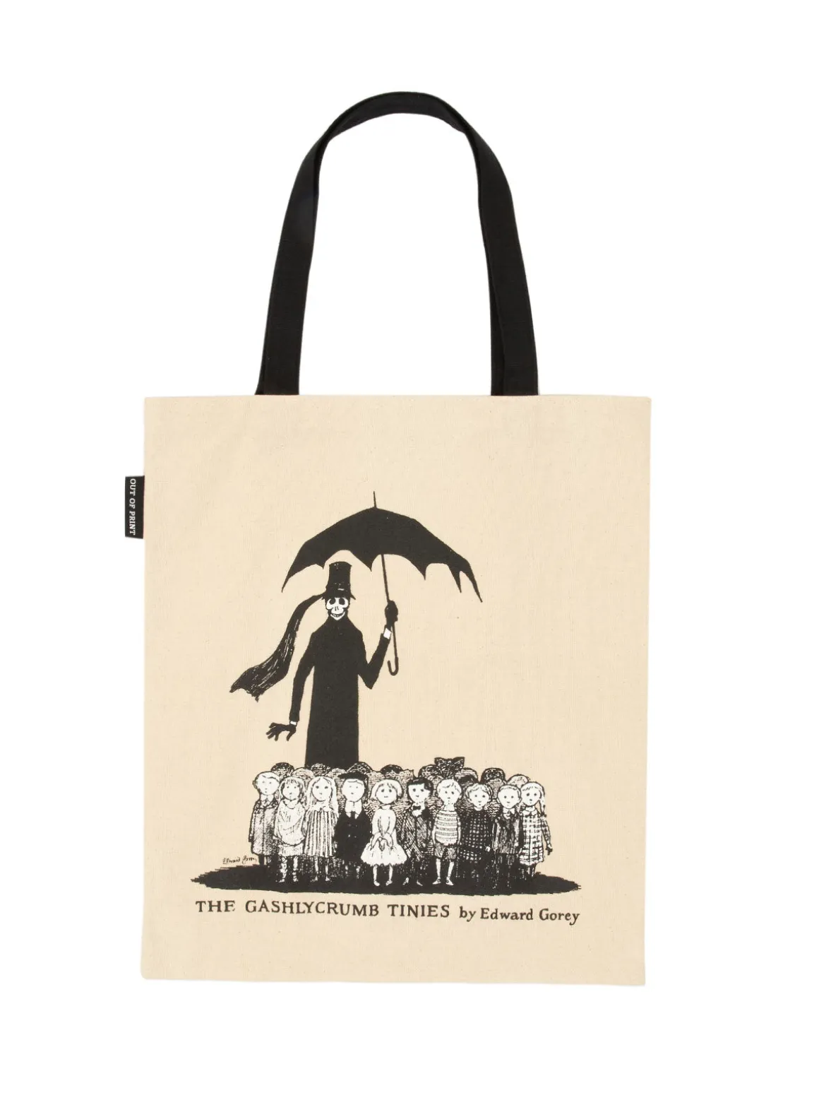 The Gashlycrumb Tinies tote bag