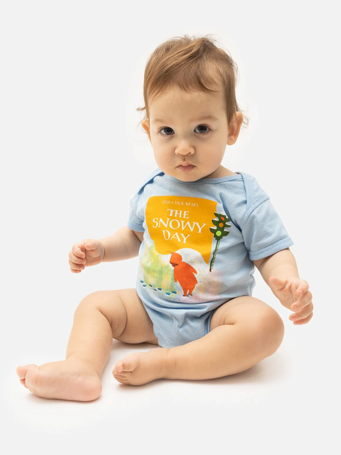 The Snowy Day baby bodysuit