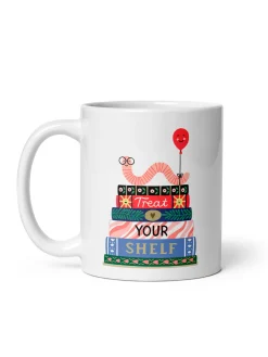 Treat Your Shelf Bookworm Mug (Print Shop)