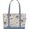 Vacation Vibes large zippered tote